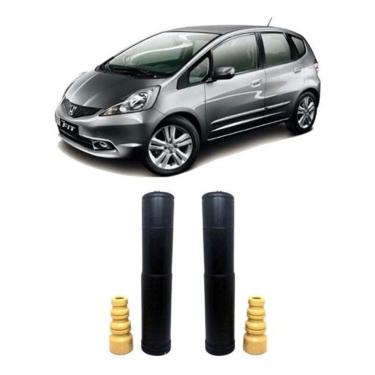 Imagem de Par Batente Amortecedor Traseiro Honda Fit 2009 2010 2011 12