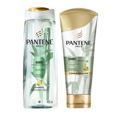 Imagem de Shampoo 400Ml + Condicionador 250Ml Pantene Bambu Nutre E