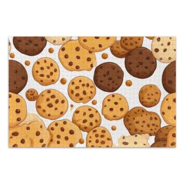 Imagem de Chocolate Chip Cookies Jigsaws Puzzles, Fun Puzzles for Adults, Adult Jigsaw Puzzles, Adult Jigsaw Puzzles 1000 Pieces