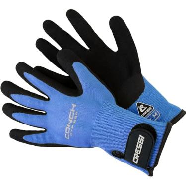 Imagem de Luva de Neoprene para Mergulho Cressi Hex Grip - Azul G