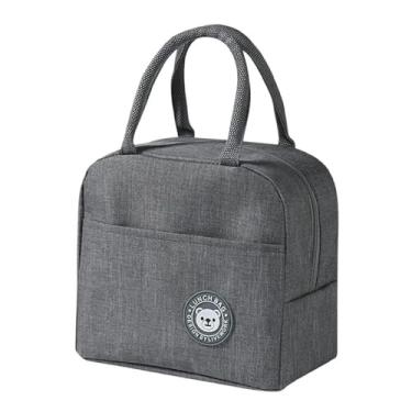 Imagem de Bolsa Termica Pequeno Cooler Otimo para Lazer Viagems Mais Horas de Proteçâo No Seu Produto Capacidade 6 Litros Versátil Compacta Mais Conservação Na Academia e No Trabalho (CINZA)