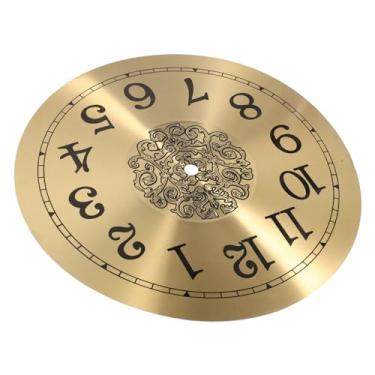 Imagem de OSALADI mostrador do relógio painel de relógio de parede placa de mostrador de relógio mostrador de relógio para fazer você mesmo peças do movimento do relógio Alumínio discar