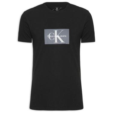 Imagem de Camiseta Calvin Klein Masculina Re issue Retângulo Blush - CKJM105-0987-Masculino