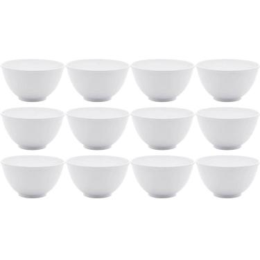 Imagem de Jogo de 12 Cumbucas de Melamina Branca Bowls para Restaurant