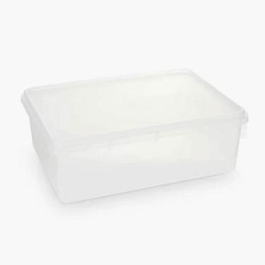 Imagem de Caixa Organizadora Plástica Retangular 3,5L com Tampa Plasva