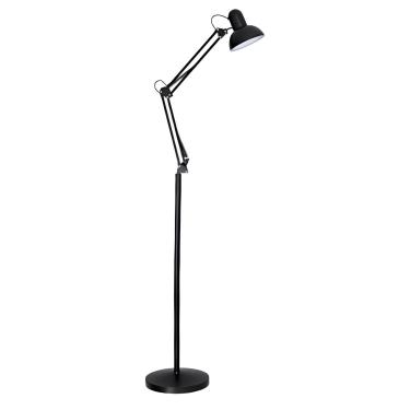 Imagem de Luminária Coluna Chão Articulável Preta 280x850x320MM P/1 E-27 REF.LPA10116 - G20 G20