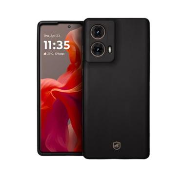Imagem de Gshield Capa Case Capinha Silicon Veloz para Motorola (Preta, Moto G85)