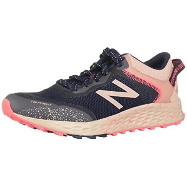 Imagem de New Balance Tênis de corrida feminino Fresh Foam Arishi Trail V1, Saturno rosa/goiaba, 36