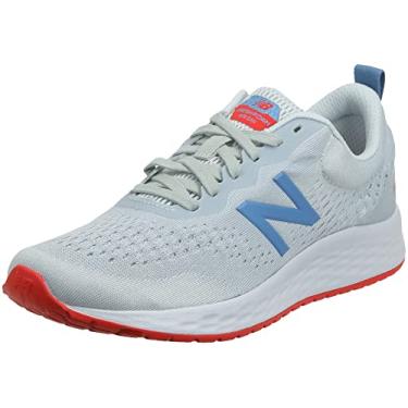 Imagem de New Balance Fresh Foam Arishi V3 feminino, Branco/azul/laranja, 35
