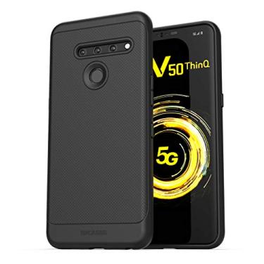 Imagem de Capa Encased LG V50 ThinQ (Thin Armor) Slim Fit Flexible Grip Phone Cover - Preto