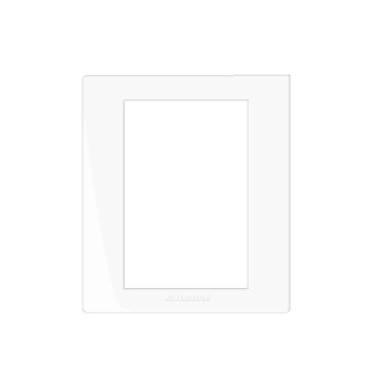 Imagem de Conjunto Placa e Caixa de Sobrepor para 3 Módulos, Alumbra, Inova Pro 85117, Branco