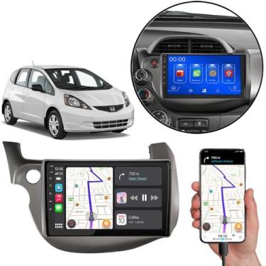 Imagem de Multimídia 9 Polegadas Fit 2009-2014 MP5 Carplay Android-Auto - E-Conn