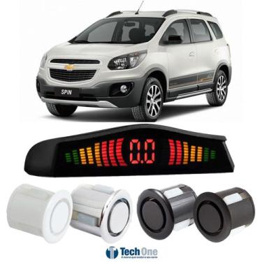 Imagem de Sensor De Estacionamento Ré Display Led Chevrolet Spin - Tech One, Bra