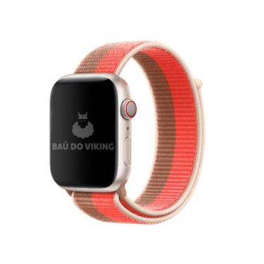 Imagem de Pulseira Nylon Loop compatível com Apple Watch - Baú do Viking, Canela