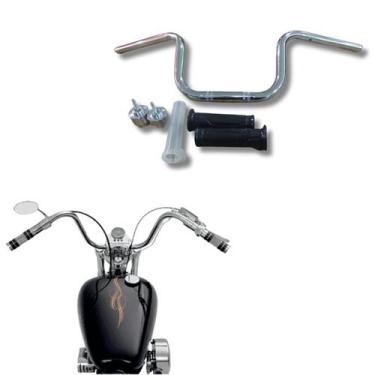 Imagem de Kit Guidão Titan 150 2022 A 2023 Inclui Pezinho Manopla E Roldana  - L