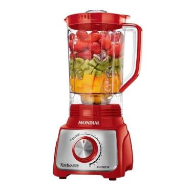 Imagem de Liquidificador Mondial L-1100RI 3L, 12 Velocidades+Pulsar, 1100W, Verm