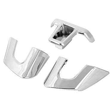 Imagem de 3 PCS ABS VOLANTE VOLANTE ADESIVO CHROMEPLATE LEVE COLORFAST RESISTÊNCIA DECORAÇÃO PARA 2011-2012