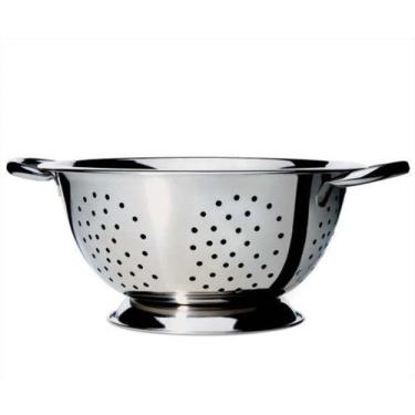 Imagem de Escorredor De Aço Inoxidável De Cozinha Para Massas De 24 Cm
