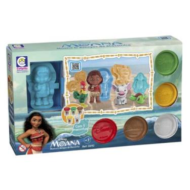 Imagem de Brinquedo Infantil Moana e Amigos de Massinha Cotiplás - 2692 - COTIPL