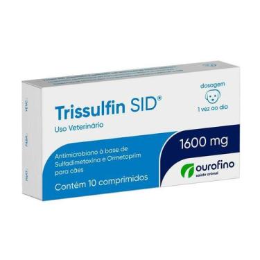 Imagem de Trissulfin SID 1600mg Antibiótico Ourofino Para Cães e Gatos
