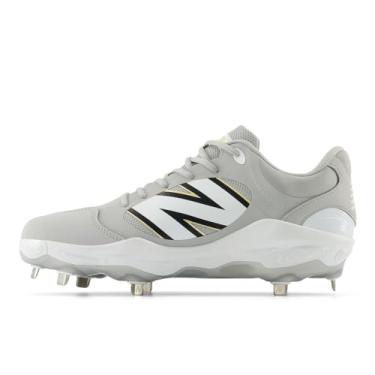 Imagem de New Balance Fresh Foam X 3000 V7 Tênis de beisebol masculino, Raincloud/branco, 11.5 Wide