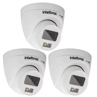 Imagem de Kit 3 Câmeras Intelbras Multi Hd 20m Vhd 1120 D Full Color
