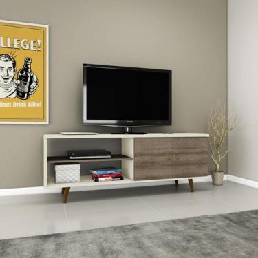 Imagem de Rack para TVs até 50 Polegadas 2 Portas 2 Nichos Retrô RT 3108 - Movel