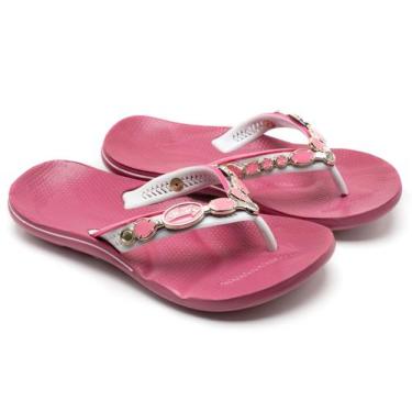 Imagem de Chinelo Feminino Barato Ortopédico Sandália Anti-Derrapante Vegano Com