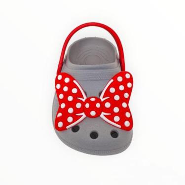 Imagem de Babuche laço de poá - BiLe Shoes, Cinza, 27/28