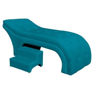 Imagem de Maca Botonê Para Estética Suede 60cm Salão Casa Recepção - Estopar, Su
