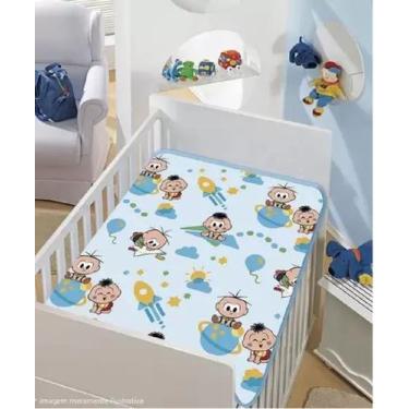 Imagem de Cobertor Infantil Raschel Turma da Mônica Nave Espacial Azul - Jolitex