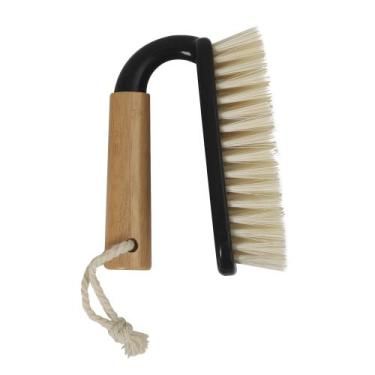 Imagem de Escova de limpeza multiuso com cabo de bambu - Oikos, U, PRETO
