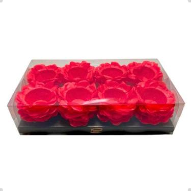 Imagem de Forminhas Floral Doces Finos Formas Lisa Seda- 40 Un - Decorar, Vermel