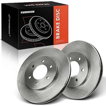 Imagem de A-Premium Rotores de freio a disco ventilados frontais de 12,98 polegadas (330 mm) compatíveis com modelos selecionados Ford e Lincoln - Expedition 2003-2006, Navigator 2003-2006, Sport Utility,