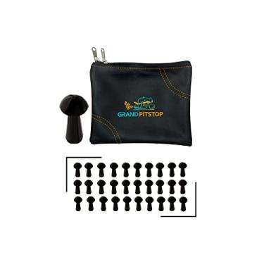 Imagem de GRAND PITSTOP Plugues de cogumelo de substituição para kit de reparo de perfuração de pneu sem câmara - para carros, motocicletas - plugues de reposição (30 plugues)