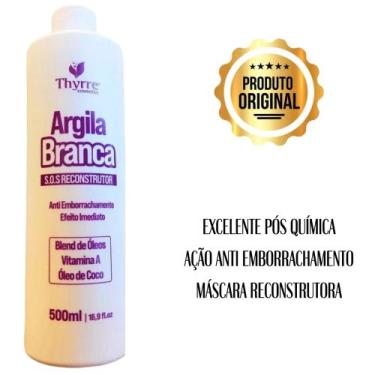Imagem de Sos Reconstrutor Argila Branca Anti Emborrachamento Thyrre - THYRRE CO