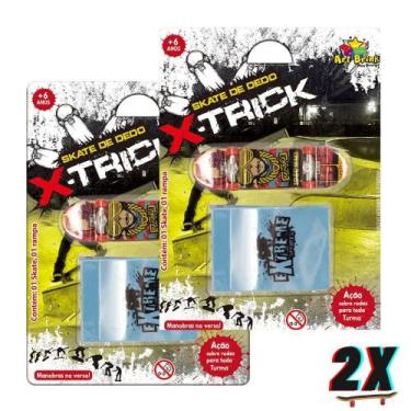 Imagem de Brinquedo Skate De Dedo Com Rampa Obstáculo Radical 8421922-KIT-2 - Ar