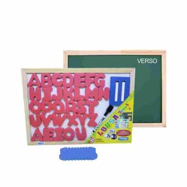 Imagem de Lousa Magnética ABC - Dupla Face - 30x40 - cortiarte