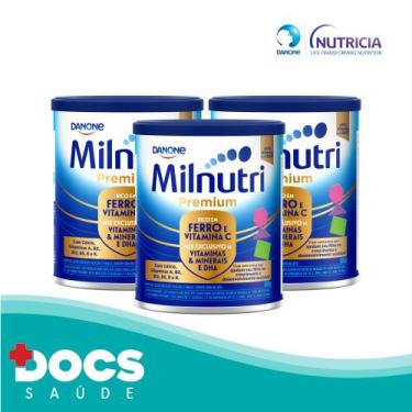 Imagem de Fórmula Infantil MilNutri Premium 800gr Danone KIT 03 unidades