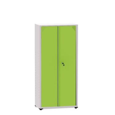 Imagem de Armário de Aço Montável Econômico Ap408sl Pandin 1,63 m Cinza e Verde 
