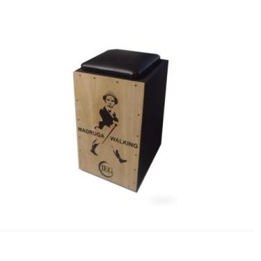 Imagem de Cajon JEG Eletroacústico inclinado com assento acolchoado, MADRUGA