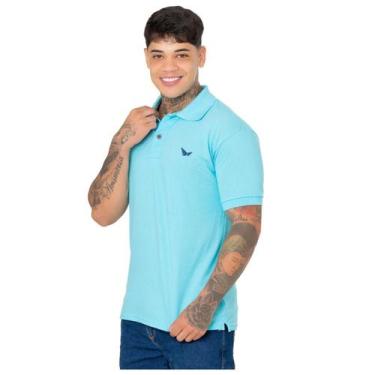 Imagem de Camisa Polo Masculina Ridens Tradição e Modernidade, P, Azul bb