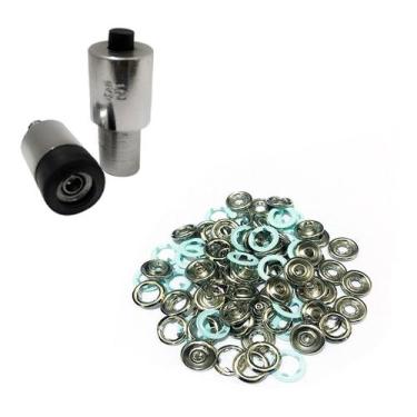 Imagem de Botão De Pressão de Metal 35 Para Roupinha de Bebê Body Cx.200 + Matri