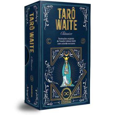 Imagem de Livro - Tarot Waite Clássico  Deck com 78 cartas ilustradas por Pamela