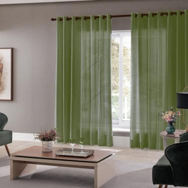 Imagem de Cortina Para Sala E Quarto Barcelona 300x250 - Admirare, Verde