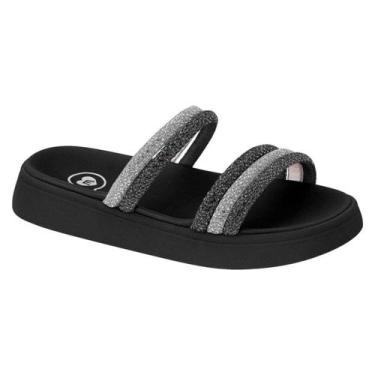 Imagem de Tamanco Molekinha Papete - Infantil, Cristal, Silver, Black diamond, 2