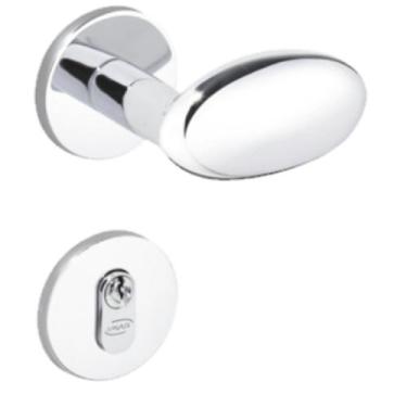 Imagem de Fechadura Cosmus Externa 55mm Cromada Zamack Imab Conjunto