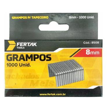 Imagem de Kit 5.000 Grampos de Grampeador Tapeceiro 6mm 8mm 10mm 12mm 14mm Profi