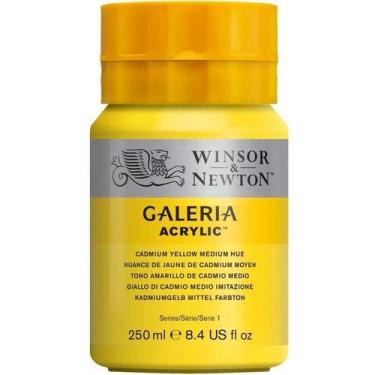 Imagem de Tinta Acrilica Cadmium Yellow Med Hue Galeria 250ml - Winsor & Newton,