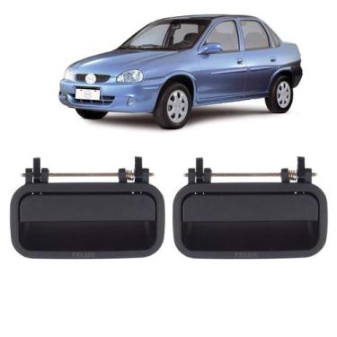 Imagem de Par Maçanetas Externa Traseira Corsa Sedan Classic 1996-2004 - Felux